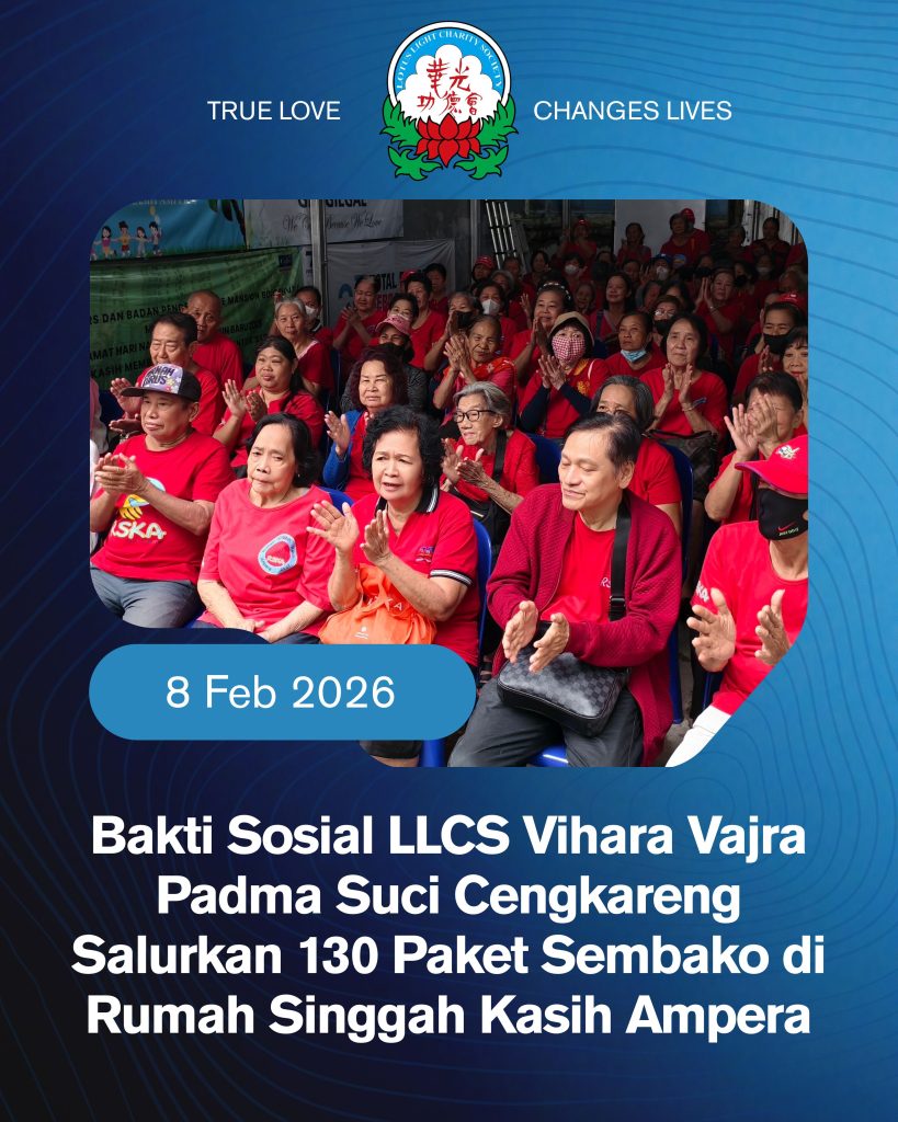 Bakti Sosial LLCS Vihara Vajra Padma Suci Cengkareng Salurkan 130 Paket Sembako di Rumah Singgah Kasih Ampera Bakti Sosial LLCS Vihara Vajra Padma Suci Cengkareng Salurkan 130 Paket Sembako di Rumah Singgah Kasih Ampera